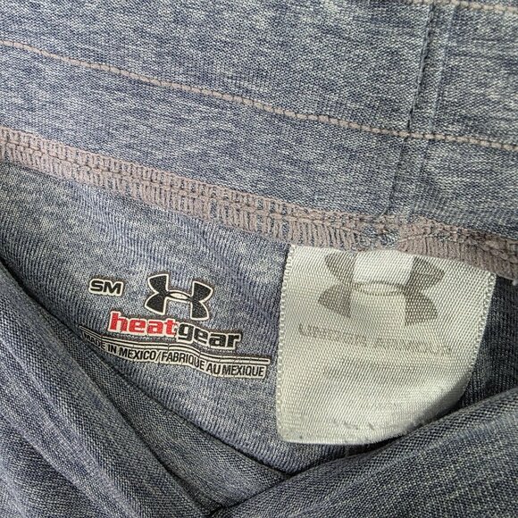Womens Under Armour HeatGear Gray Active Sweatpants Drawstring Polyester Size S - Picture 3 of 10